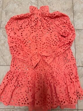 H&M | Dresses | Blush Pink Floral Lace Hm Dress | Poshmark